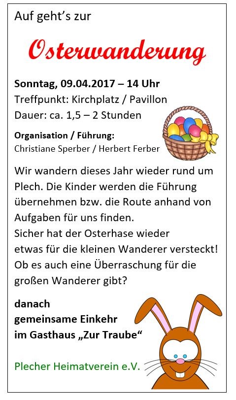 2017 Osterwanderung