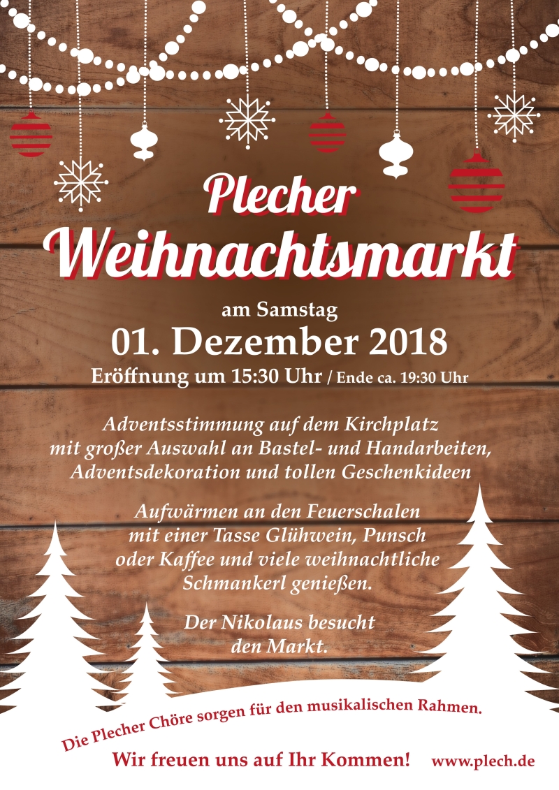 Weihnachtsmarktplakat v