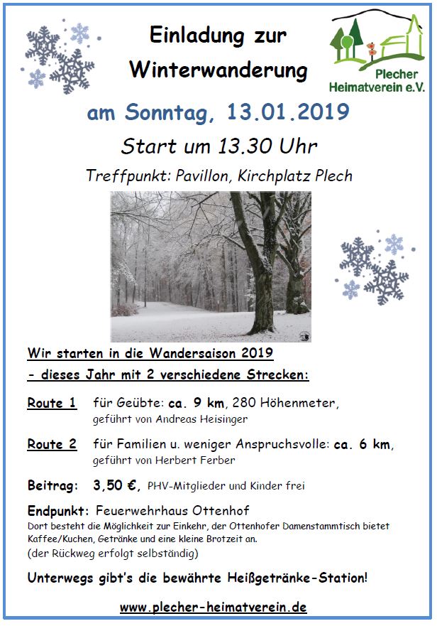 Winterwanderung 2019